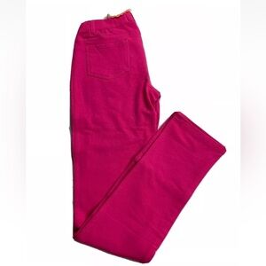 F & F Girls Legging Pants Stretch Cotton Casual Schoolwear in Fuchsia Sz Large🌸